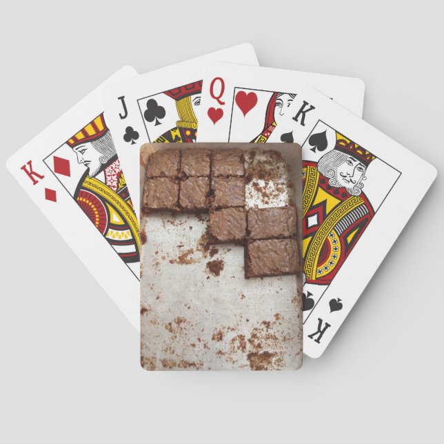 Verlangen-Schokoladenkuchen-Spielkarten Spielkarten (Rückseite)