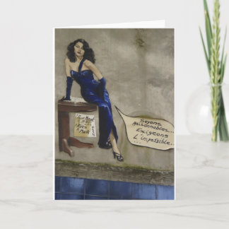 Verlangen Sie das unmögliche Karte