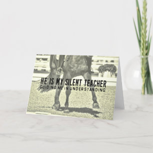 VERLÄNGERN DER TROT-Grußkarte Dankeskarte
