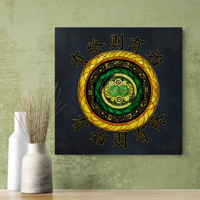 Verlängerung: {20} Wo das Ende ist, beginnt der An Leinwanddruck (Von Creator hochgeladen)