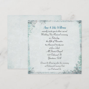 Verlängerung der Hochzeitsreise an der altmodische Einladung