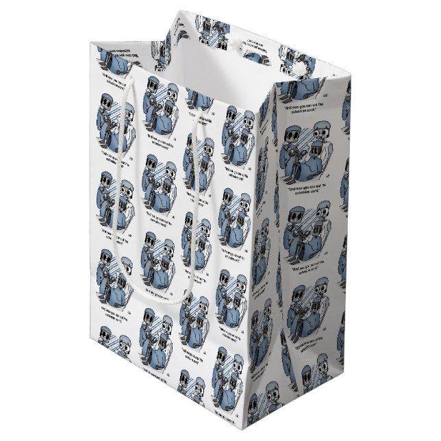 Verlängerungskabel Mittlere Geschenktüte (Vorderseite Schrägansicht)