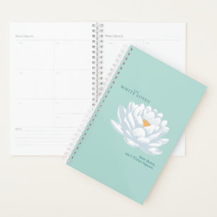 Verlangsamt, nicht zu spät - der weiße Lotus Planer