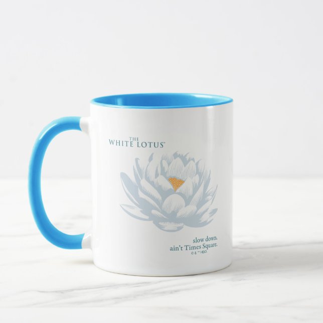 Verlangsamt, nicht zu spät - der weiße Lotus Tasse (Links)
