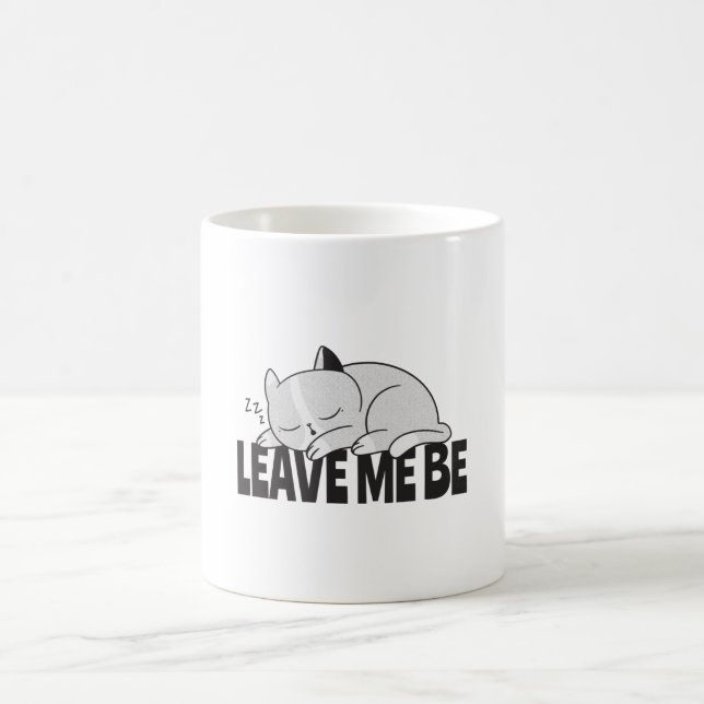 Verlass, dass ich eine lazy schlafende Katze bin Kaffeetasse (Mittel)