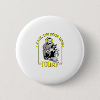 Verlass der Tür heute auf Button