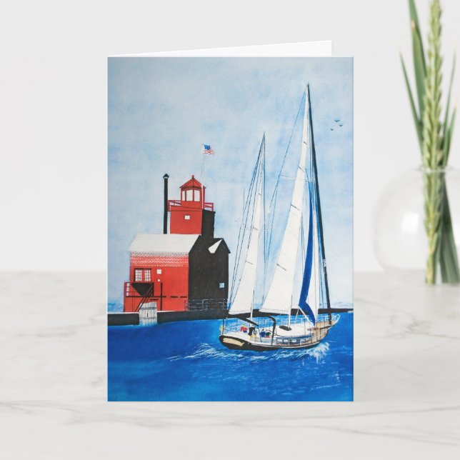 Verlass des Hafens Karte (Vorderseite)