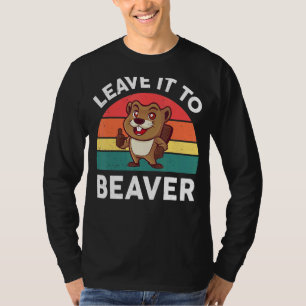 Verlass es an Biber Animal Rodent T-Shirt