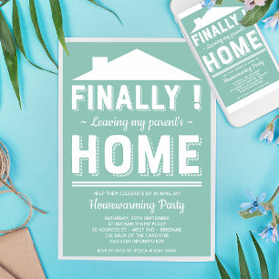 Verlass meines Parteiches Funny Housewarming Party Einladung