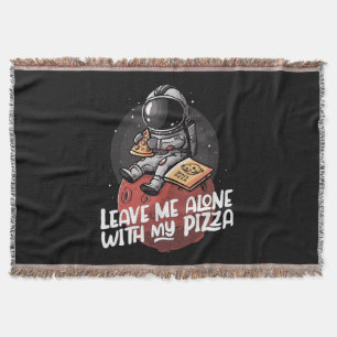 Verlass mir allein mit meiner Pizza Decke