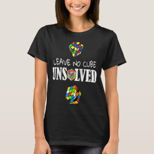 Verlass No Cube Ungelöste Speed Cubing Math Raglan T-Shirt