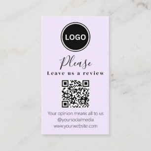 Verlass uns eine Überprüfung QR-Code Modern Busi Visitenkarte