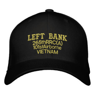 VERLASSEN BANK, 265. RRC(A) BESTICKTE KAPPE