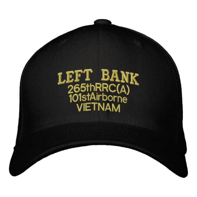 VERLASSEN BANK, 265. RRC(A) BESTICKTE KAPPE (Vorderseite)