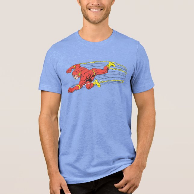 Verlassen Flash Lunges Tri-Blend Shirt (Vorderseite)
