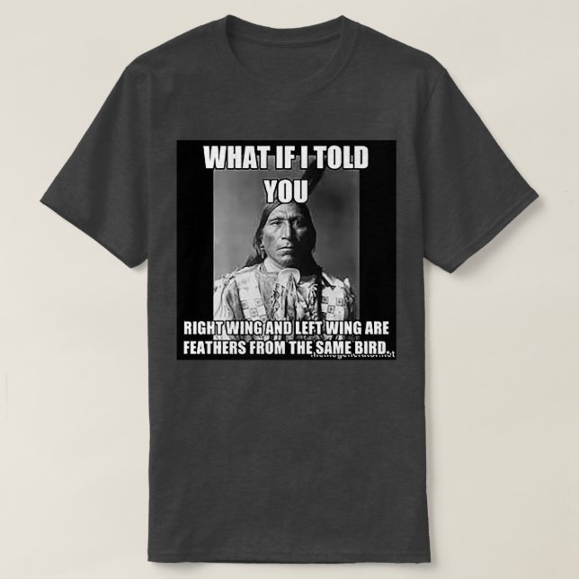 Verlassen Flügel mit der gleichen Vogelart  T-Shirt (Design vorne)