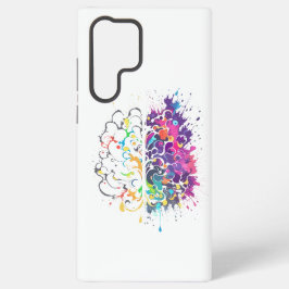 Verlassen Gehirn gegen rechte Gehirnkreative Kunst Samsung Galaxy Hülle