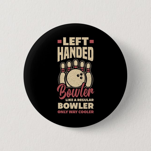 Verlassen Handgebläse Funny Bowling Verlassen Hand Button (Vorderseite)