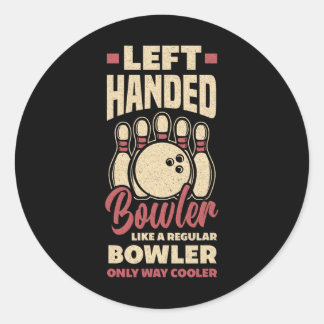 Verlassen Handgebläse Funny Bowling Verlassen Hand Runder Aufkleber