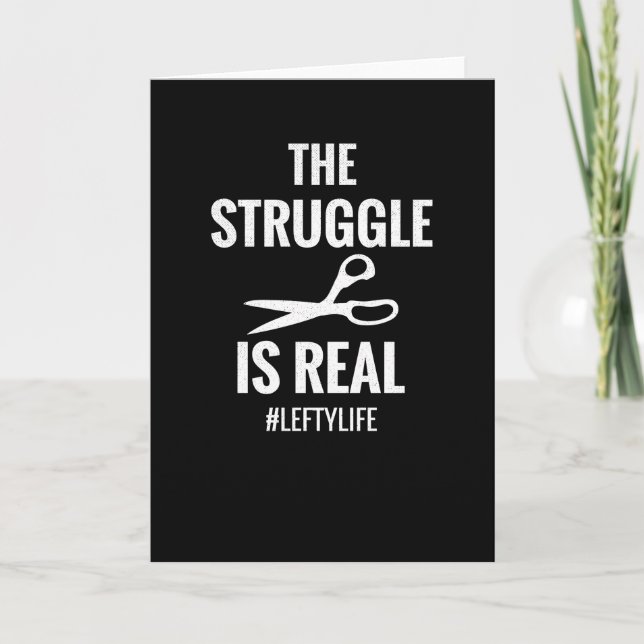 Verlassen handgehaltene Geschenke | Lefty Verlasse Karte (Vorderseite)