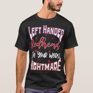 Verlassen, handgemachte Redhead-Geschenke im schli T-Shirt