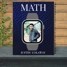 Verlassen Navy Blue School Planer Boys Foto Notizbuch