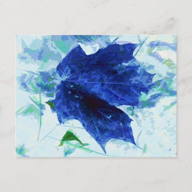 Verlassen Postkarte (Vorderseite)