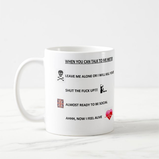 VERLASSEN SIE MIR ALLEINkaffee-TASSE Kaffeetasse (Links)