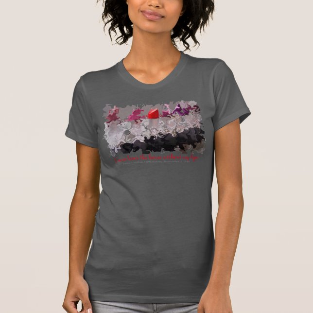 Verlassen Sie nie das Haus ohne meinen LippenPower T-Shirt (Vorderseite)