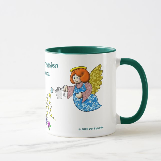 Verlassen Sie Raum in Ihrem Garten für die Engel Tasse (Rechts)