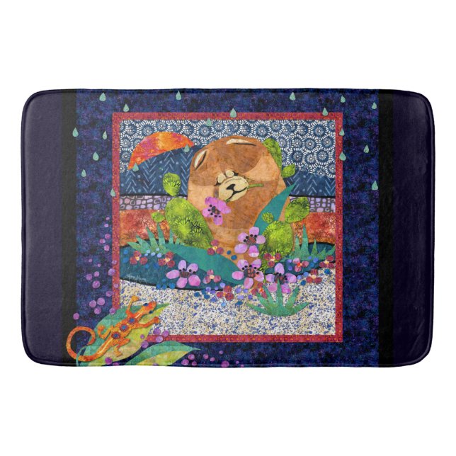 VERLASSEN Sie REGEN-DUSCHE Chow-Chow Kiste oder Badematte (Vorderseite)