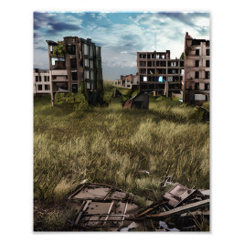 verlassen | Urban Post Apocalyptic Art Fotodruck
