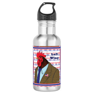 Verlassen Wing-Rooster Edelstahlflasche