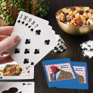 Verlassen Wing-Rooster Spielkarten