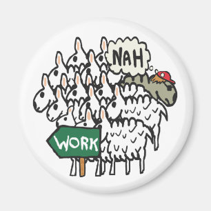 Verlassend Arbeit Magnet