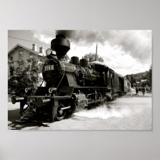 Verlassend Bahnhof Poster