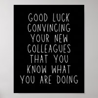 Verlassend Colleague Funny Coworker Sprichwort