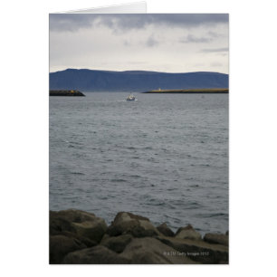 Verlassend Fischereifahrzeug, Reykjavik, Island
