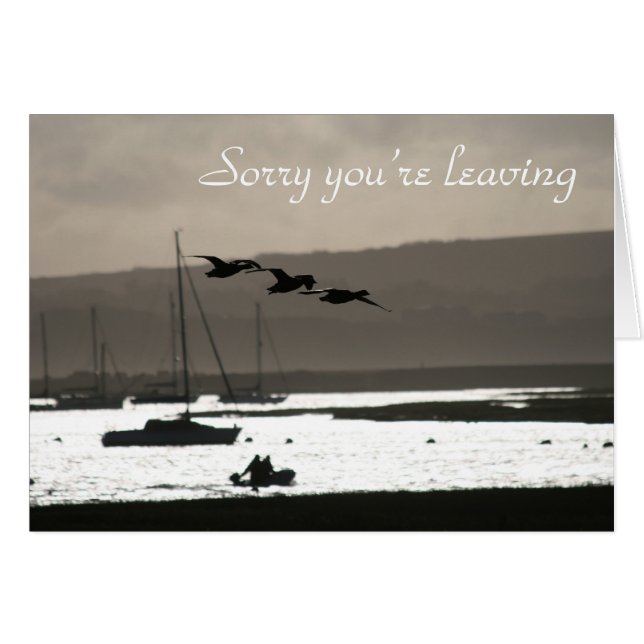 Verlassend Gänskarte (Vorderseite (Horizontal))