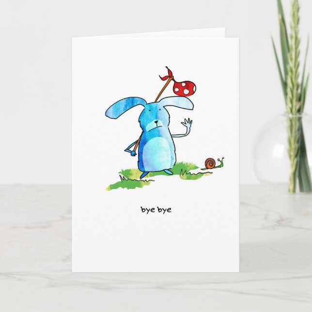 Verlassend Karte (Vorderseite)