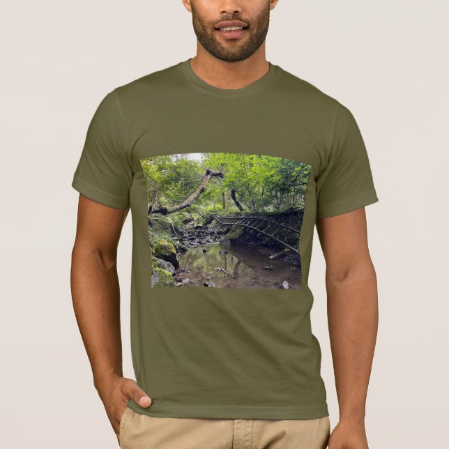 Verlassene Eisenbahn T-Shirt (Vorderseite)