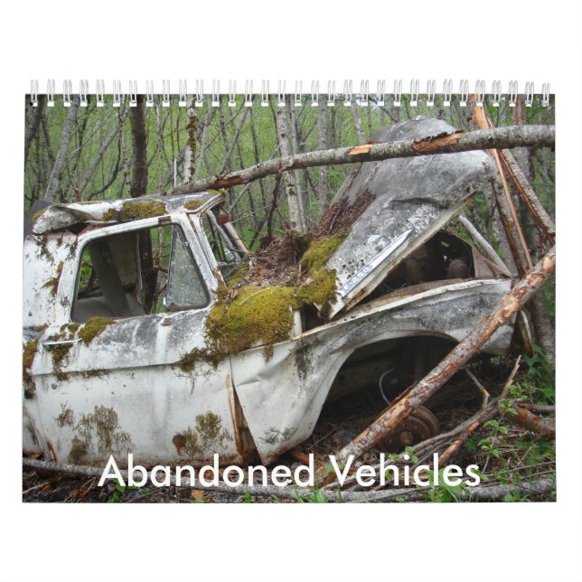 Verlassene Fahrzeuge Kalender (Titelbild)