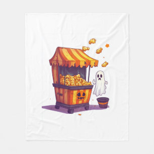 Verlassener Popcorn-Stand Fleecedecke