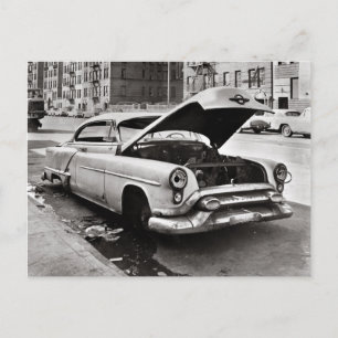 Verlassener Wagen, 1964 Postkarte