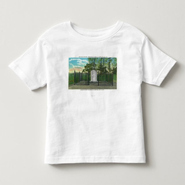 Verlassenes Bein-Monument GENs Benedict Arnold Kleinkind T-shirt (Vorderseite)