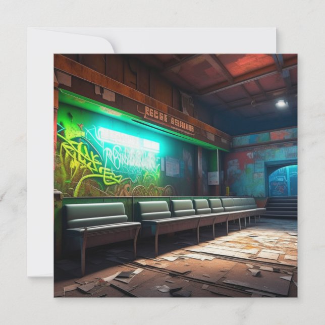 Verlassenes Gebäude Urban Decor (Vorderseite)