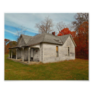 Verlassenes Haus Fotodruck