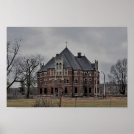 Verlassenes Staats-Krankenhaus Poster