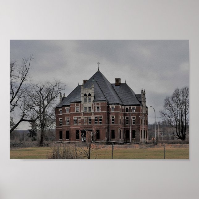 Verlassenes Staats-Krankenhaus Poster (Vorne)