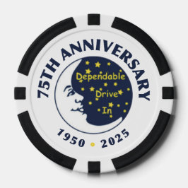 Verlässliche Drive In 75. Jubiläum Poker Chips